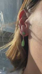 Jadeite Drop Earrings