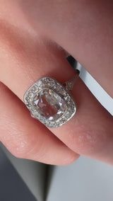 Edwardian Diamond Halo Ring