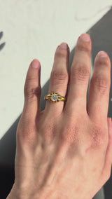 0.72 Carat Old European Cut Buttercup Ring