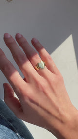 Antique Heart Signet Ring