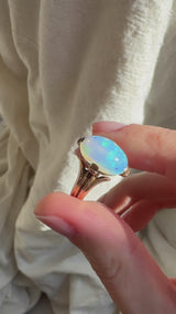 Victorian Opal Solitaire