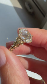 1.62 Carat Oval Rose Cut Augustine Ring