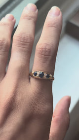 1906 Sapphire and Diamond Band
