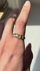 1902 Moonstone Gypsy Ring