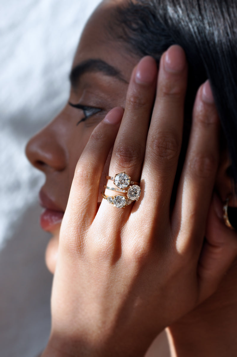 Old European Cut Emerson Engagement Ring