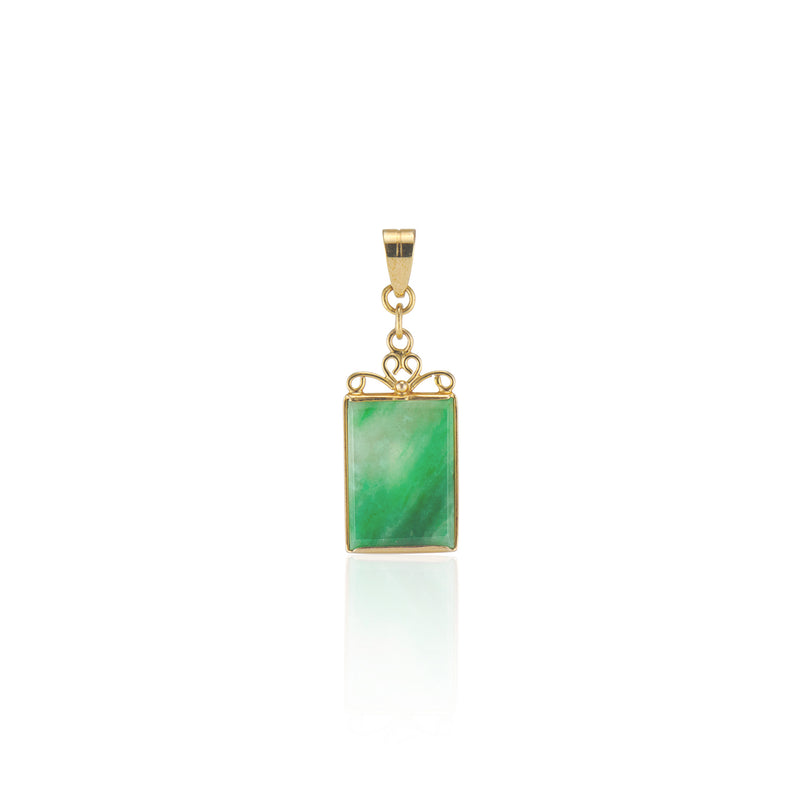 Petite Vintage Rectangle Jade Pendant – Ashley Zhang Jewelry