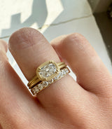 Old Mine Diamond Lilah Stacking Ring