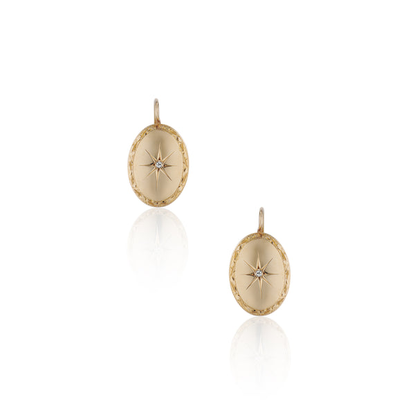 Late Victorian Diamond Star Earrings