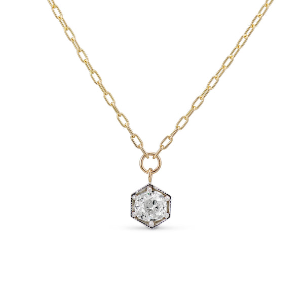 0.75 Carat LIMITED EDITION OLD MINE HEXAGON NECKLACE