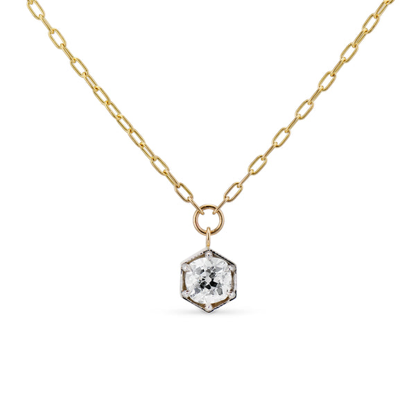 0.99 Carat LIMITED EDITION OLD MINE HEXAGON NECKLACE