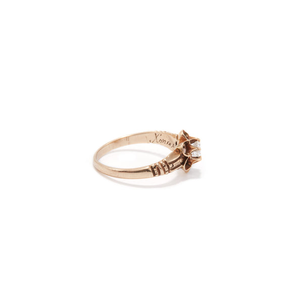 Petite Buttercup Diamond Ring