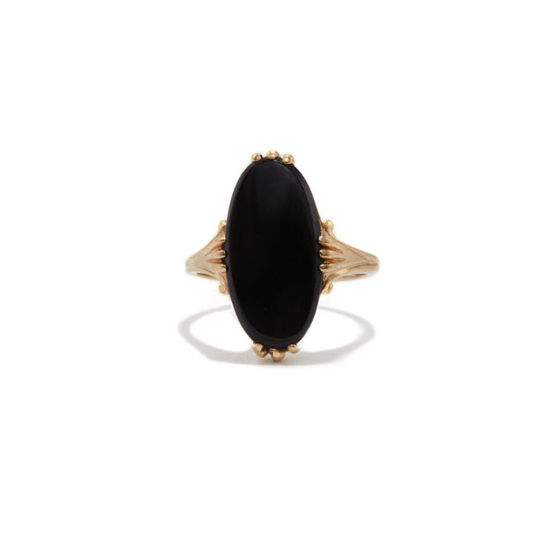 Elongated Onyx Ring