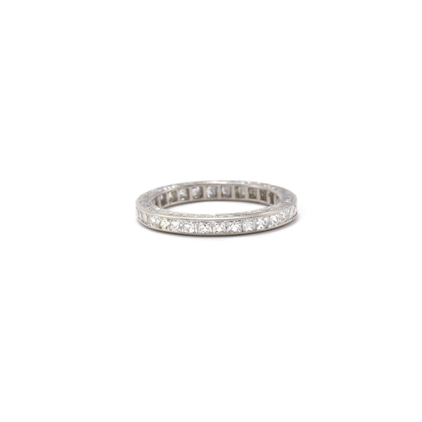 French Cut Diamond Eternity Band