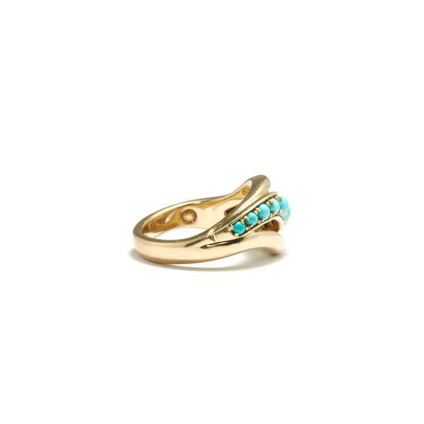 Turquoise Wave Ring