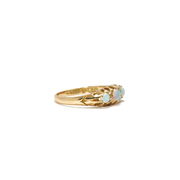 OPAL AND DIAMOND RING