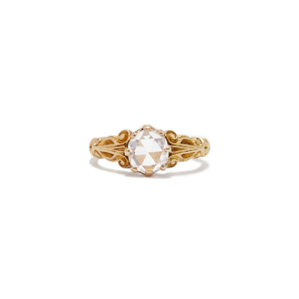 Antique Rose Cut Diamond Ring