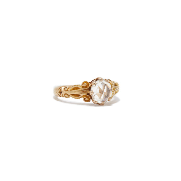 Antique Rose Cut Diamond Ring