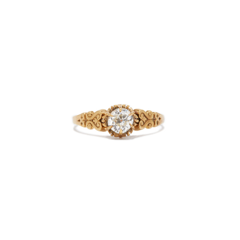 0.45 Carat Victorian Engagement Ring