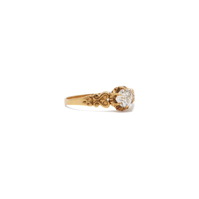 0.45 Carat Victorian Engagement Ring