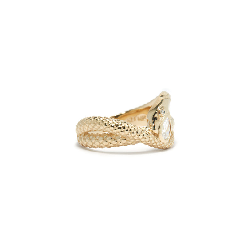 Diamond Snake Ring