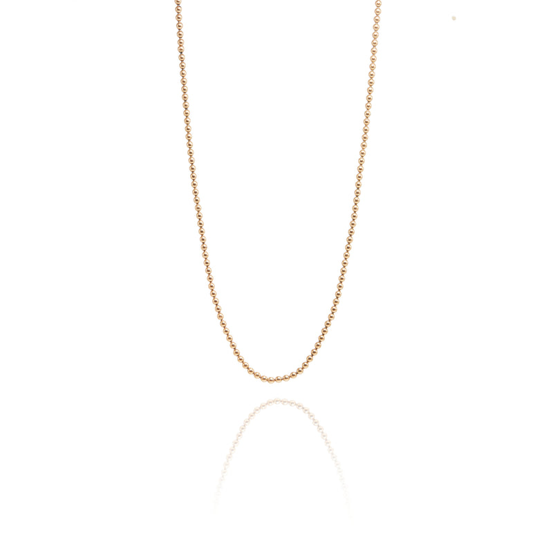 Solid Bead Chain Necklace