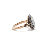 2.85 Carat Early Victorian Rose Cut Diamond Ring