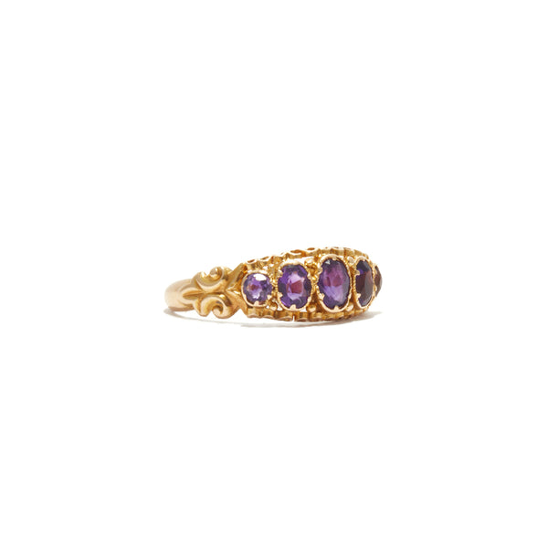 Antique Amethyst Band