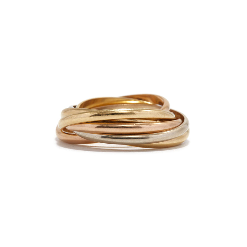 Cartier 7 Band Rolling Ring