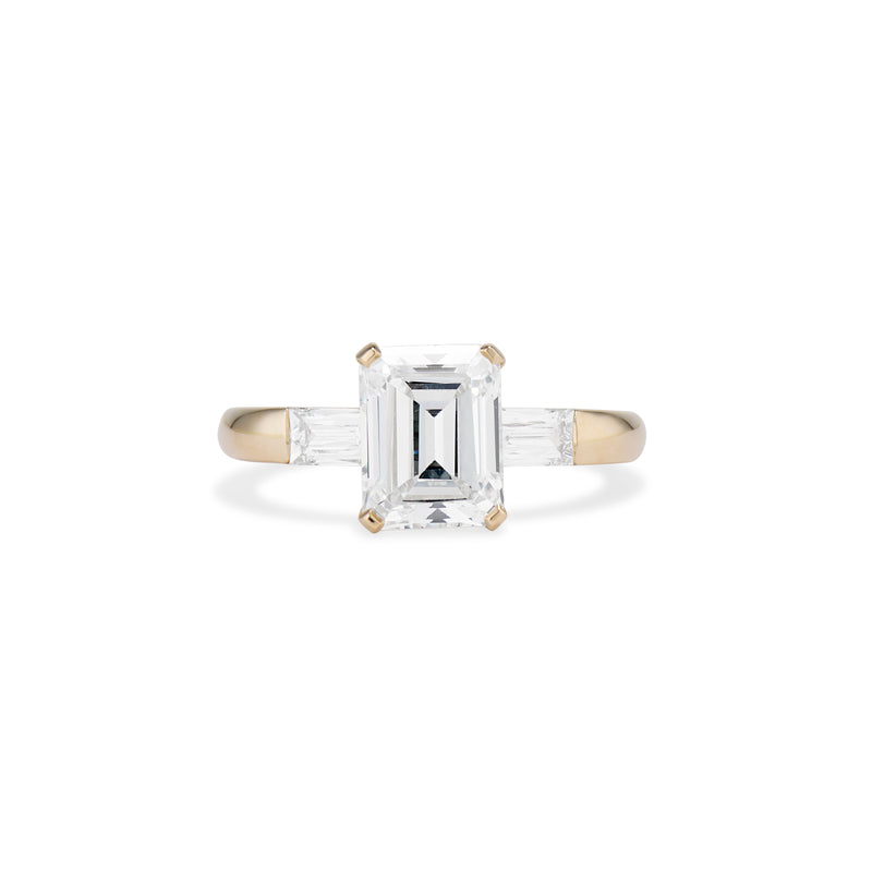 Blake French Cut Baguette Diamond Ring