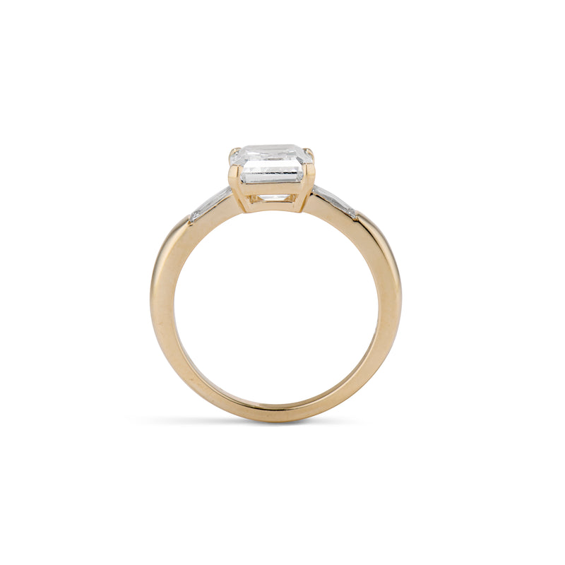 Blake French Cut Baguette Diamond Ring