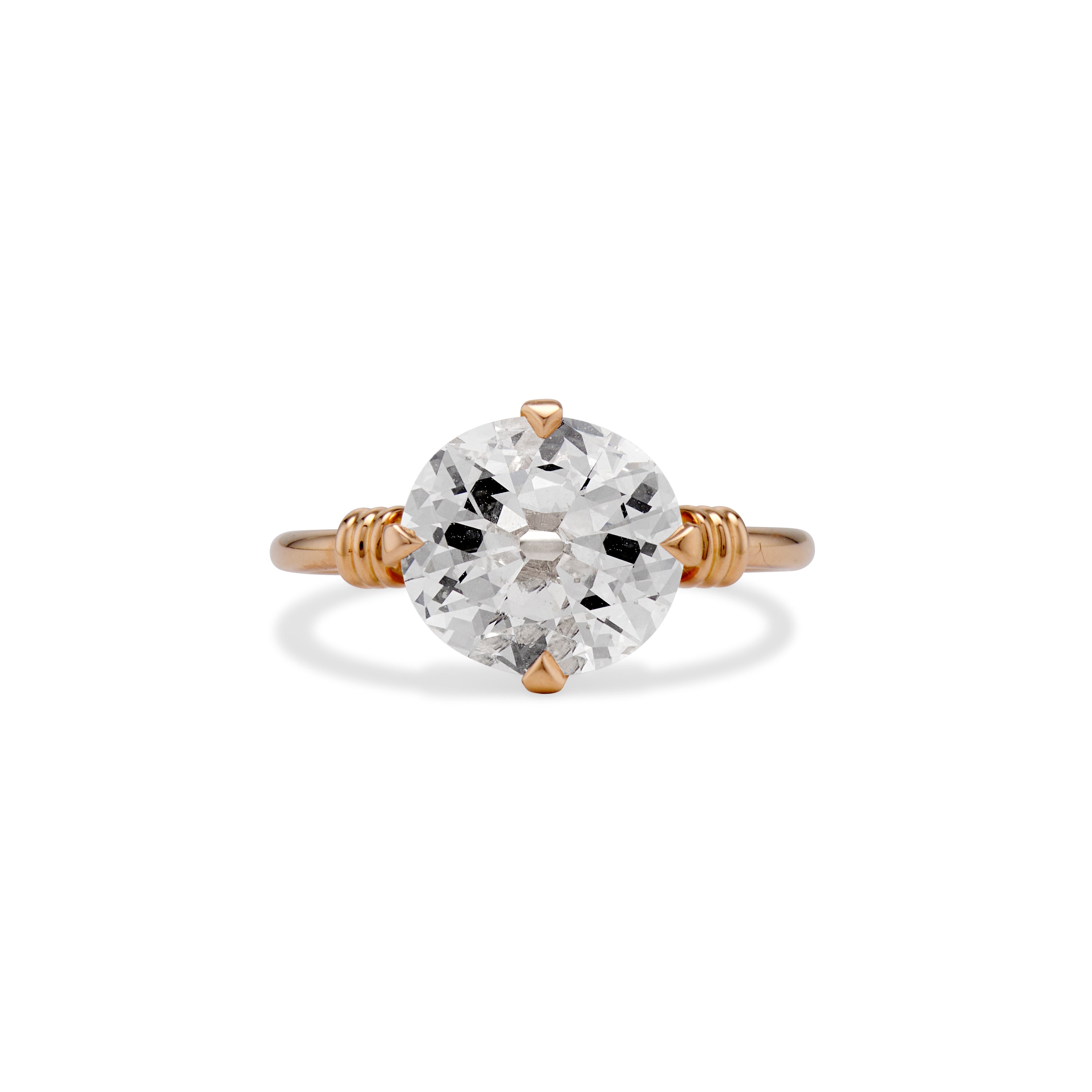Light Pink Cushion Cut Diamond Ring – Ashley Zhang Jewelry
