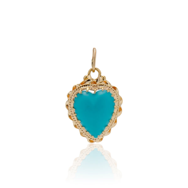 Turquoise Heart Pendant