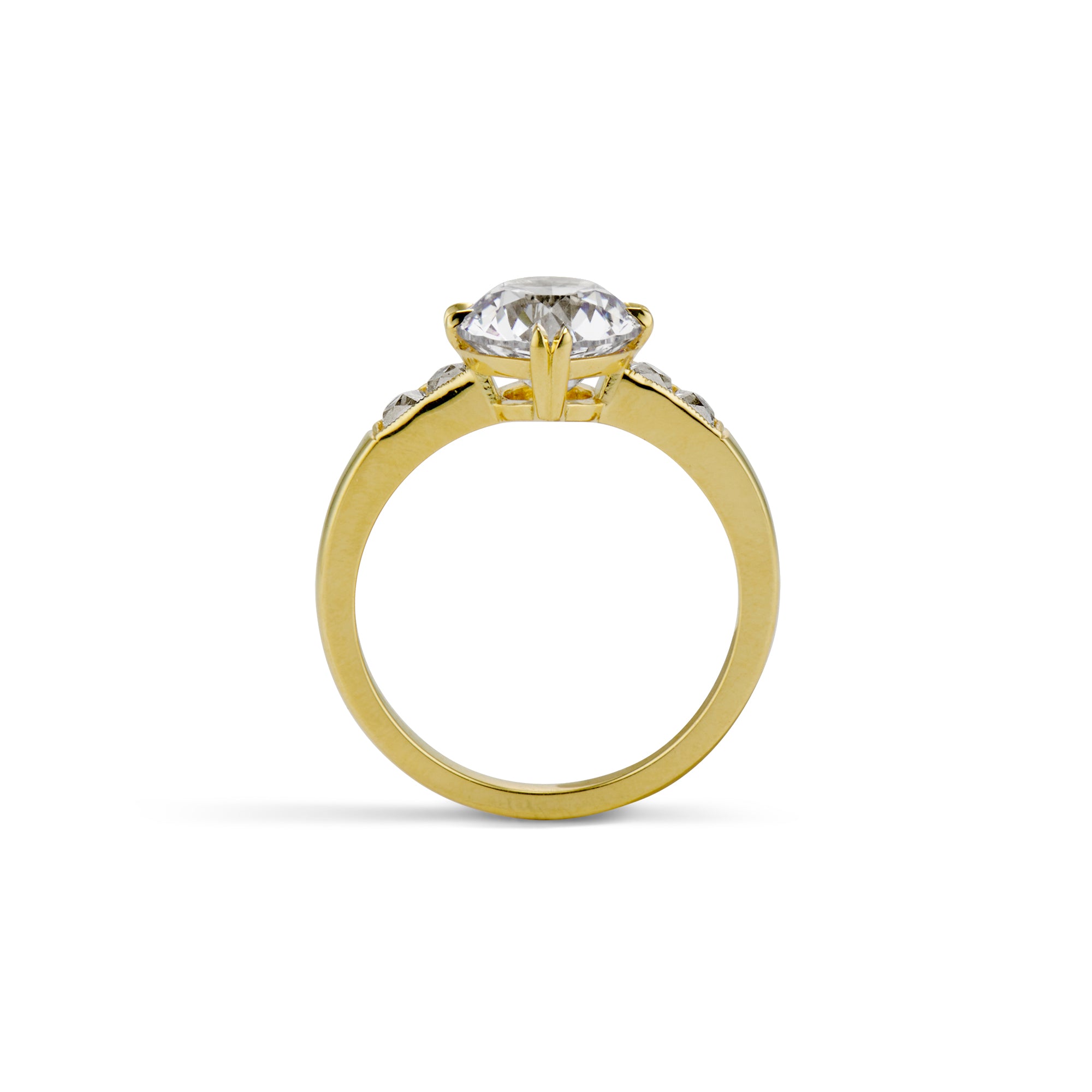 Frenchie Engagement Ring – Ashley Zhang Jewelry