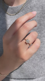 1.14 Carat Elongated Cushion Lynn Engagement Ring