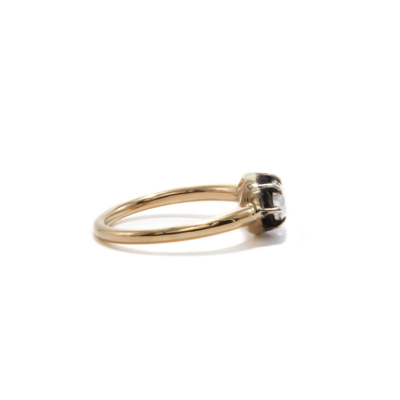 Collet Set Marquise Diamond Ring