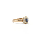 Petite Sapphire Cluster Ring