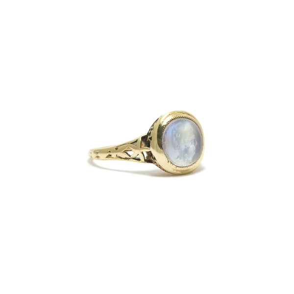 Moonstone Cameo Ring