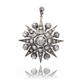 Early Victorian Era Diamond Star Pendant