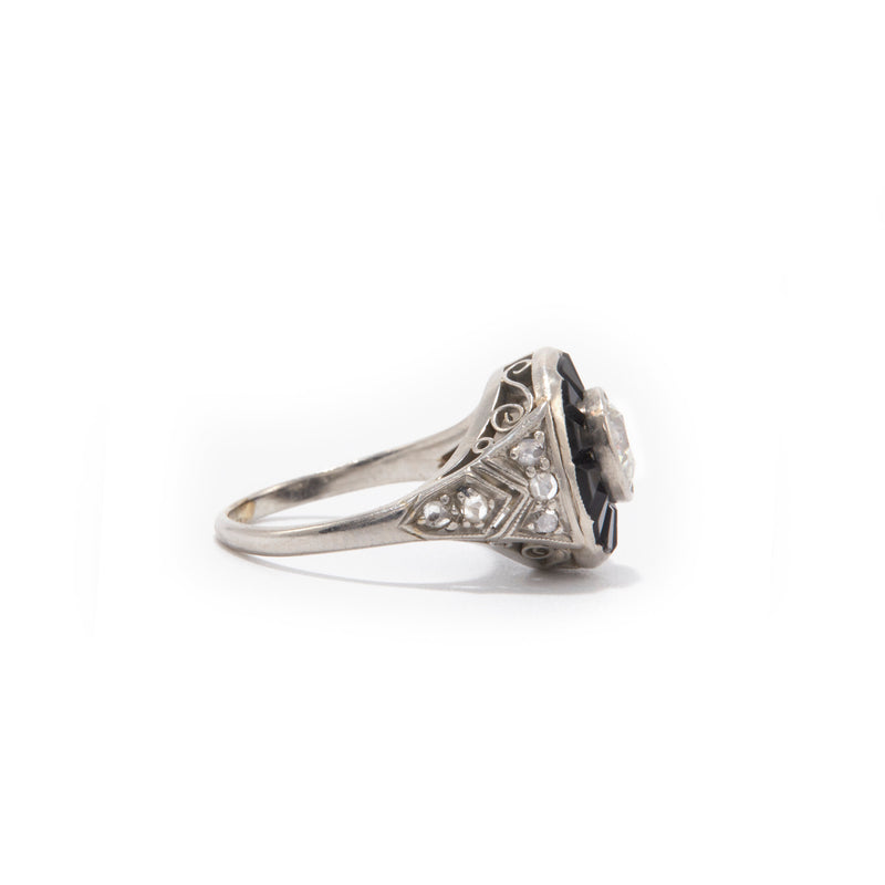 Parker Onyx Diamond Ring