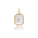 Mother Of Pearl Bezel Charm