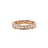 Vintage Channel Set Diamond Eternity Band