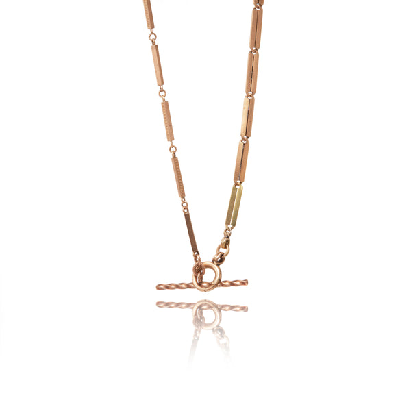 Double Albert Chain Necklace