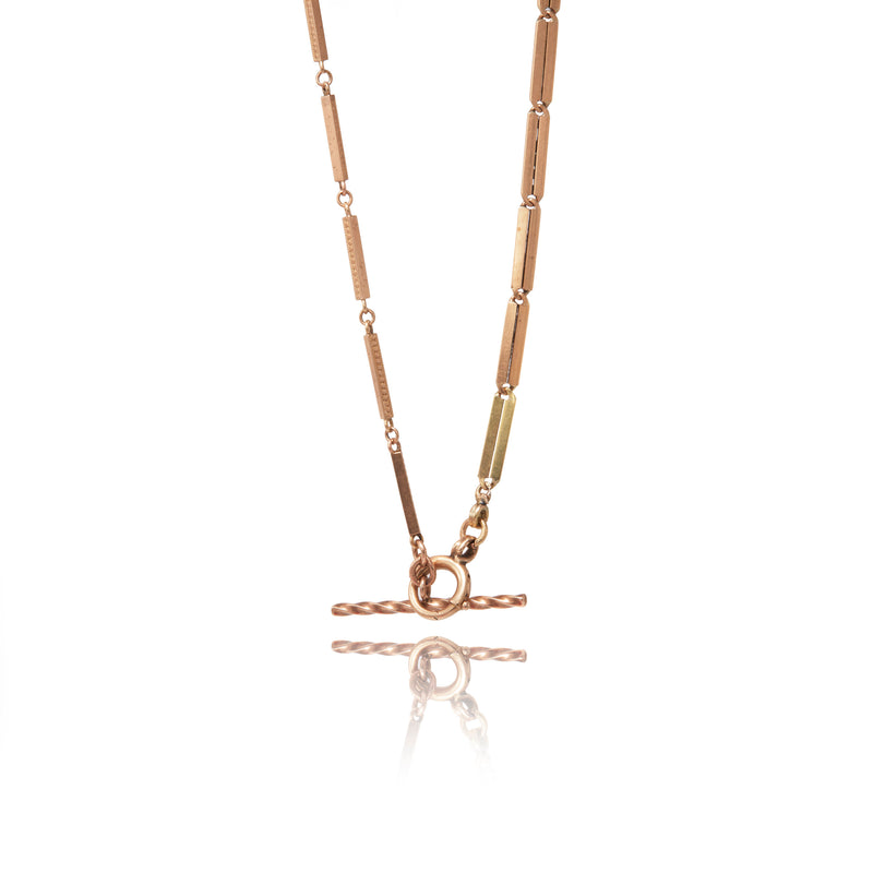 Double Albert Chain Necklace