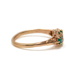 Antique Emeralds and Diamond Ring
