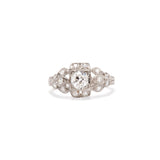 Alexi Diamond Art Deco Ring