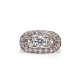 Blaise Art Deco Diamond Ring