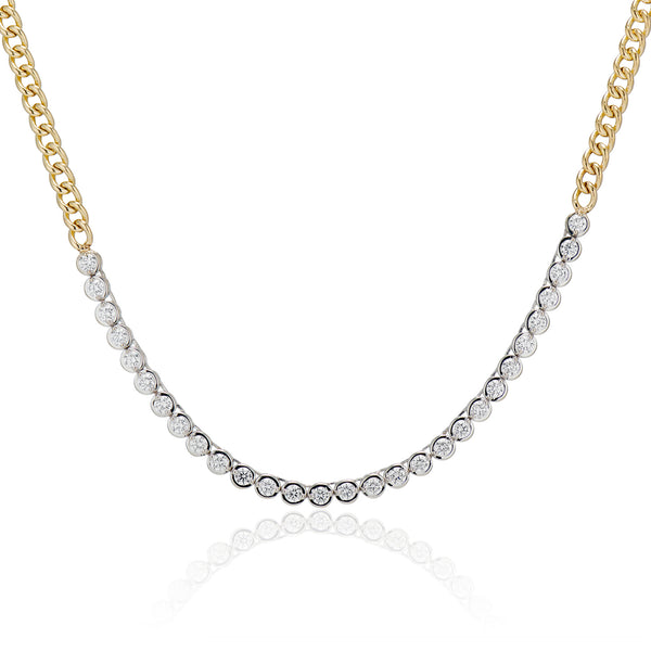 Curbchaindiamondtennisnecklace