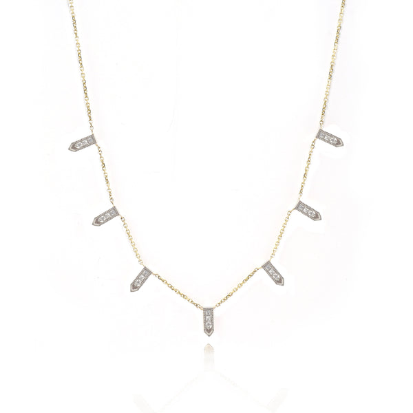 Diamond Petite Fringe Necklace