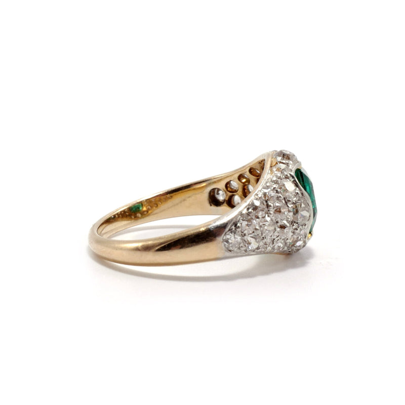Aline Emerald and Diamond Ring