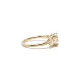 1.61 Carat Emilie Three Old European Cut Diamond Ring